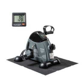 Innovagoods Velora 2100 Pedaleador Estatico para Piernas y Brazos - Contador Digital LCD - Resistencia Ajustable - Esterilla Ant