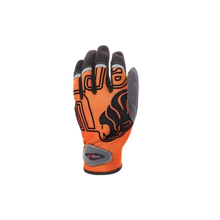 Upower Niko Guantes de Trabajo con Destreza y Flexibilidad - Talla L - Dorso Elastico Transpirable, Palma Resistente, Compatible