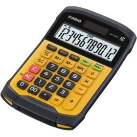 Casio WM-320T Calculadora de Sobremesa de 12 Digitos - Teclado Desprendible y Lavable IP54 - Pantalla Grande - Simbolos de Coman