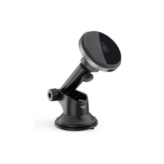 XO Cargador Inalambrico Magnetico - Carga QI hasta 15W - Deteccion de Objetos Metalicos - Color Negro