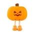XO OZ08 Lampara de Noche Calabaza Halloween - Tacto Suave - Temporizador de 30 Minutos - Bateria 500mah