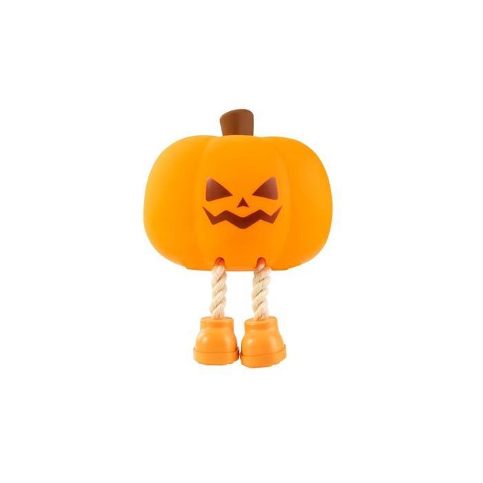 XO OZ08 Lampara de Noche Calabaza Halloween - Tacto Suave - Temporizador de 30 Minutos - Bateria 500mah