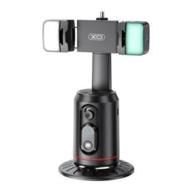 XO SS16LED Soporte Sobremesa para Smartphone - Seguimiento y Reconocimiento Facial - Motorizado 360º - Iluminacion LED - Control