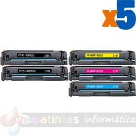 Canon 075H Pack de 5 Cartuchos de Tóner Genéricos