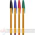 Bic Cristal Original Fine Pack 50 Boligrafos de Bola - Punta Redonda de 0.8mm - Trazo de 0.30mm - Tinta con Base de Aceite - Translucido - Color Verde