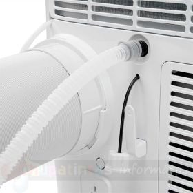 Orbegozo ADR 122 Aire Acondicionado Portatil 3000 Frigorias 1346W - Clase Energetica A - Pantalla LED - Frio, Ventilacion y Deshumidificacion - Modo Noche - Mando a Distancia - Funcion Memoria - Ruedas Pivotantes - Color Blanco