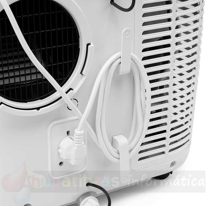 Orbegozo ADR 122 Aire Acondicionado Portatil 3000 Frigorias 1346W - Clase Energetica A - Pantalla LED - Frio, Ventilacion y Deshumidificacion - Modo Noche - Mando a Distancia - Funcion Memoria - Ruedas Pivotantes - Color Blanco
