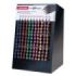 Uni-ball PIN Expositor con 168 Rotuladores de Colores y Calibrados Surtidos - Punta Poliacetal - Tinta Pigmentada Resistente al