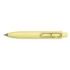 Uni-ball One P Boligrafo Retractil con Punta Fina 0.5mm - Agarre Suave y Comodo - Tinta Color Negro - Cuerpo de Color Amarillo B