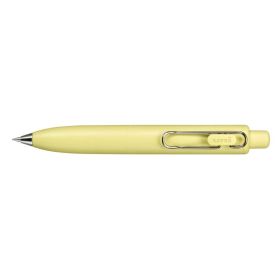 Uni-ball One P Boligrafo Retractil con Punta Fina 0.5mm - Agarre Suave y Comodo - Tinta Color Negro - Cuerpo de Color Amarillo B