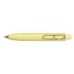 Uni-ball One P Boligrafo Retractil con Punta Fina 0.5mm - Agarre Suave y Comodo - Tinta Color Negro - Cuerpo de Color Amarillo B