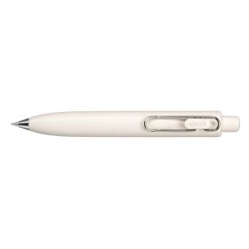 Uni-ball One P Boligrafo Retractil con Punta Fina 0.5mm - Agarre Suave y Comodo - Tinta Color Negro - Cuerpo de Color Blanco Yog