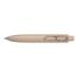 Uni-ball One P Boligrafo Retractil con Punta Fina 0.5mm - Agarre Suave y Comodo - Tinta Color Negro - Cuerpo de Color Marron Caf