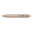 Uni-ball One P Boligrafo Retractil con Punta Fina 0.5mm - Agarre Suave y Comodo - Tinta Color Negro - Cuerpo de Color Marron Caf