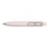 Uni-ball One P Boligrafo Retractil con Punta Fina 0.5mm - Agarre Suave y Comodo - Tinta Color Negro - Cuerpo de Color Rosa Peach