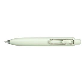 Uni-ball One P Boligrafo Retractil con Punta Fina 0.5mm - Agarre Suave y Comodo - Tinta Color Negro - Cuerpo de Color Verde Fres