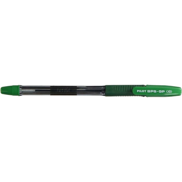 Pilot Boligrafo de Bola BPS-GP - Recargable - Punta Extra Ancha de 1.60mm - Trazo de 0.33mm - Color Verde