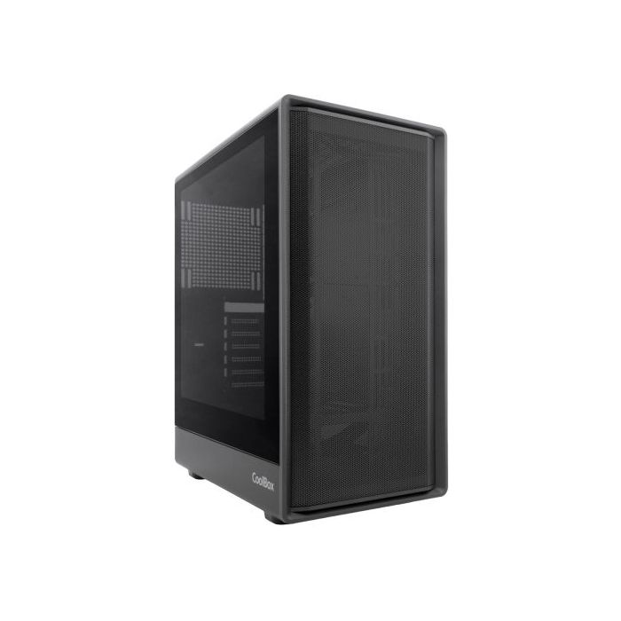 CoolBox Gaming GA700 Darkface Caja Torre ATX - 1 x USB C 3.2 1 x USB A 3.2 1X USB A 2,0 1 x Audio + Micro - Color Negro