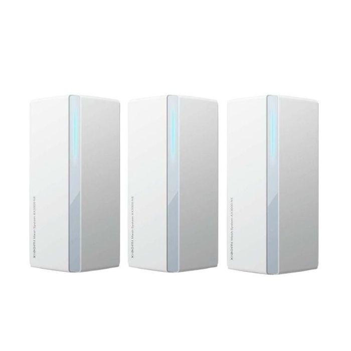 Xiaomi Sistema WiFi Mesh de 3 Unidades WiFi 6 AX3000NE Dual Band - Velocidad hasta 2978Mbps - 4 Puertos RJ-45