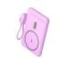 Leotec Powerbank Inalambrico 5.000 mAh -  PD 20W - Qi 15W - Color Rosa