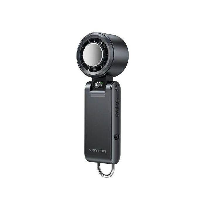 Vention PBC Ventilador de Mano - Velocidad Maxima 13000RPM - Nivel Regulable de 1 a 100 -  Funcion Frio - Bateria de 3000mAh - P