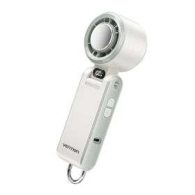 Vention PBC Ventilador de Mano - Velocidad Maxima 13000RPM - Nivel Regulable de 1 a 100 -  Funcion Frio - Bateria de 3000mAh - P