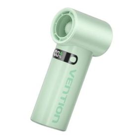 Vention PBE Ventilador de Mano - Velocidad Maxima 17000RPM - Nivel Regulable de 1 a 100 - Bateria de 3000mAh - Pantalla LED - Co