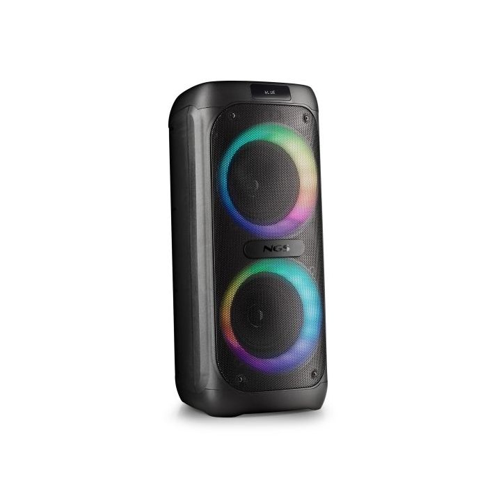 NGS Wild Banger 3 Altavoz Portatil 240W TWS Bluetooth 5.3 - Autonomia hasta 4h - USB y Aux In - Iluminacion LED - Color Negro