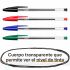 Bic Cristal Original Pack de 5 Bolígrafos de Bola - Punta Redonda de 1.0mm - Trazo 0.4mm - Color Azul-5