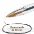 Bic Cristal Original Pack de 4 Bolígrafos de Bola - Punta Redonda de 1.0mm - Trazo 0.4mm - Color Azul-4