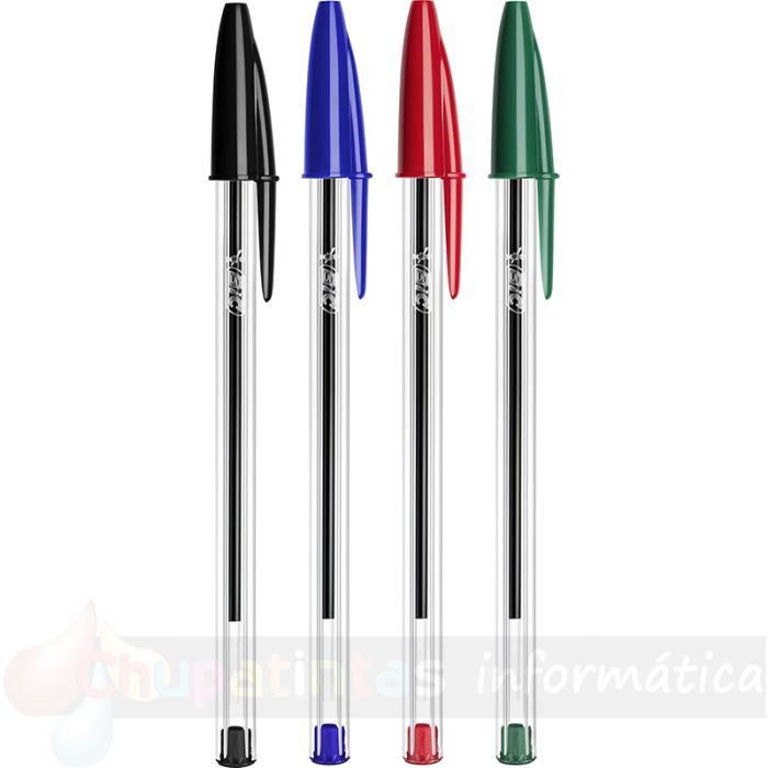 Bic Cristal Original Megatubo con 16+4 Gratis Bolígrafos de Bola - Colores Surtidos-3
