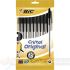 Bic Cristal Original Pack de 10 Bolígrafos de Bola - Punta Redonda de 1.0mm - Trazo 0.4mm - Color Negro-1