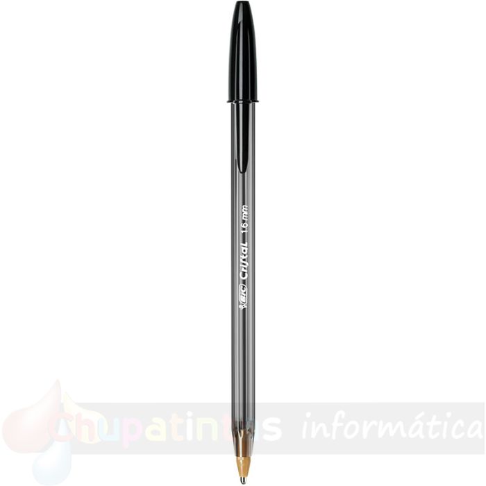 Bic Cristal Large Pack de 50 Bolígrafos de Bola - Punta Gruesa de 1.6mm - Trazo 0.6mm - Color Negro-3