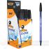 Bic Cristal Soft Pack de 50 Bolígrafos de Bola - Punta Media de 1.2mm - Trazo 0.45mm - Color Negro-1