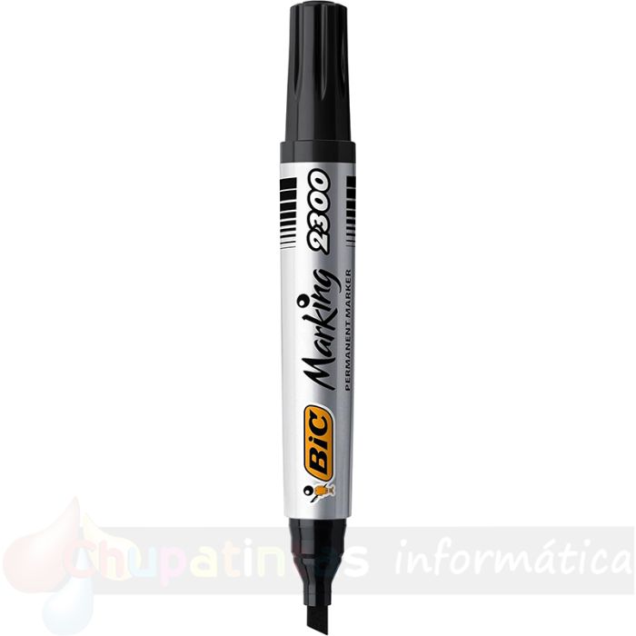Bic Marking 2300 Ecolutions Rotulador Permanente - Tinta con Base de Alcohol - Ecológico - Secado Rápido - Color Negro-2