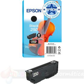 Epson 250 Negro Cartucho de Tinta Original
