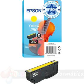Epson 250 Amarillo Cartucho de Tinta Original - C13T16N44010