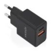 Aisens Cargador Gan 20W - 1xUSB-C PD3.0 - 1xUSB-A QC3.0 - Color Negro