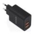 Aisens Cargador Gan 32W - 2xUSB-C PD3.0 - 2xUSB-A QC3.0 - Color Negro