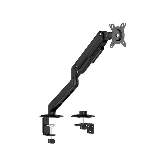 Aisens Soporte de Mesa Eco con Contrapeso Giratorio e Inclinable para Monitor/TV de 17-32  - 1 Brazo y 3 Pivotes - Peso máximo 9