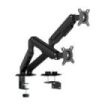 Aisens Soporte de Mesa Eco con Contrapeso Giratorio e Inclinable para Monitor/TV de 17-32  - 2 Brazos y 3 Pivotes - Peso máximo