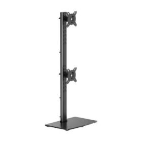 Aisens Soporte de Mesa Eco con Peana Giratorio e Inclinable para 2 Monitores/TV de 17-34  - Peso máximo 12Kg - Color Negro