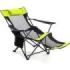 Innovagoods Kampfort Silla Tumbona de Camping Plegable 3 en 1 - Soporta 120Kg - Bolsillo Lateral - Bolsa de Transporte