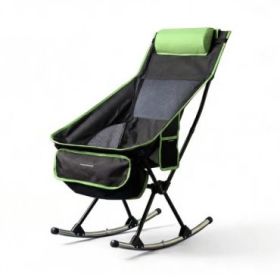Innovagoods Trillow Silla Mecedora de Camping 2 en 1 Plegable - Soporta 120Kg - Bolsillo Lateral - Bolsa de Transporte