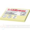 ErichKrause Bloc de 100 Notas Adhesivas 50x75mm - Removibles - Color Amarillo Claro