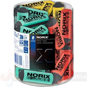Staedtler Norix Expositor con 30 Gomas de Borrar - Sin PVC, Ftalatos ni Látex - Mínimo Residuo - Colores Surtidos-1