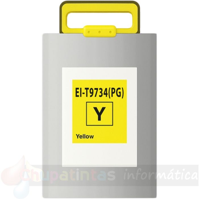 Epson T9734 Amarillo Cartucho de Tinta Pigmentada Genérico - Reemplaza C13T973400