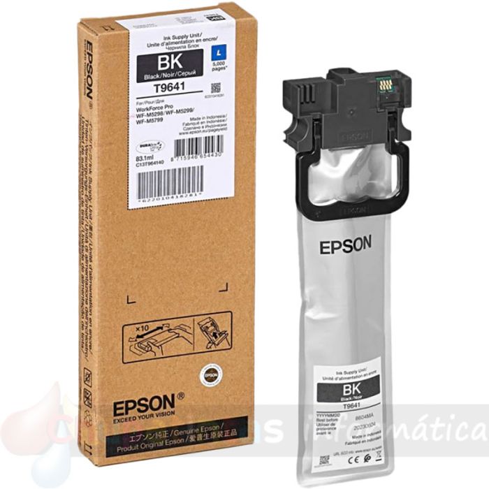 Epson T9641 Negro Cartucho de Tinta Original - C13T964140