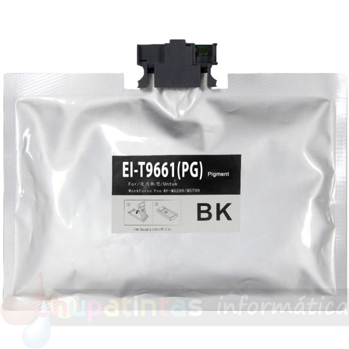 Epson T9661 Negro Cartucho de Tinta Pigmentada Genérico - Reemplaza C13T966140