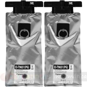 Epson T9651 Negro Pack 2 Cartuchos de Tinta Pigmentada Genéricos - Reemplaza C13T965140